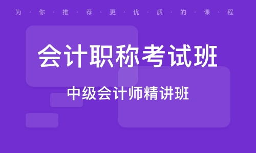 上海鲁迅公园会计中级职称培训与行业发展分析
